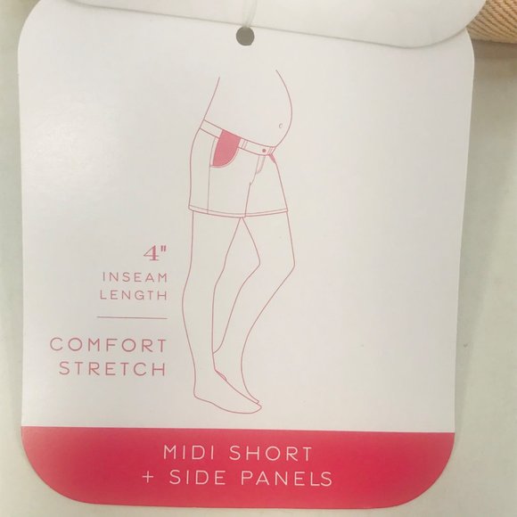 Isabel Maternity Ingrid/Isabel Women's Size 6 Side Panel Brown Carpenter Short - Picture 14 of 16